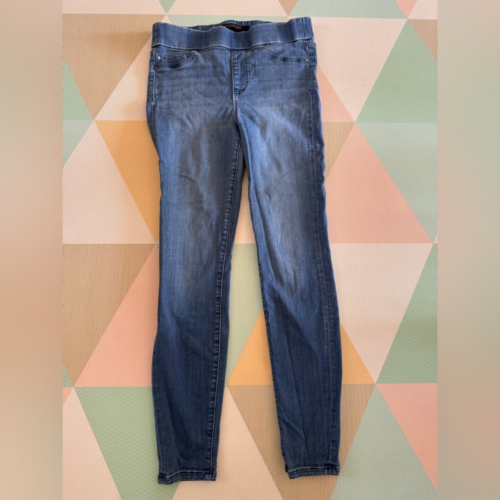 Liverpool Women's Skinny Jeans Pull Up - Dark Blue Wash Size 10